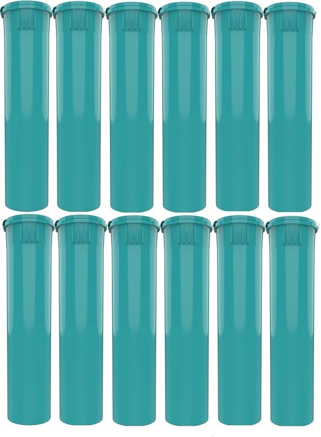 كومفرت أكسيس زجاجات حبوب فارغة محكمة الإغلاق متعددة الاستخدامات بأغطية مفصلية، منظم زجاجات بلاستيكية سعة 13 درام للمكملات الغذائية والفيتامينات والأدوية، عبوة من 12 زجاجة (أزرق مائي معتم) - Image 4